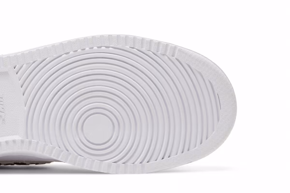 Nike Women's Court Vision Low Leopard Swoosh - White, view 6