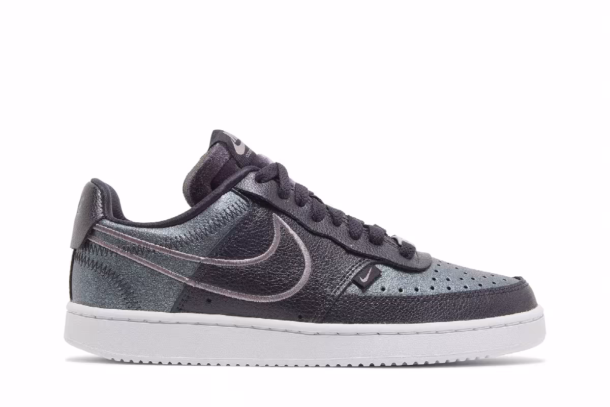 Nike Women's Court Vision Low Premium Cave Purple, view 2