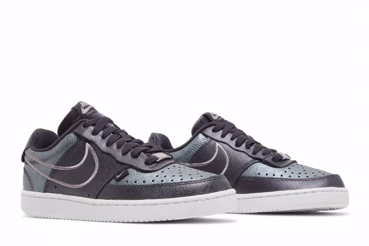 Nike Women's Court Vision Low Premium Cave Purple, view 9
