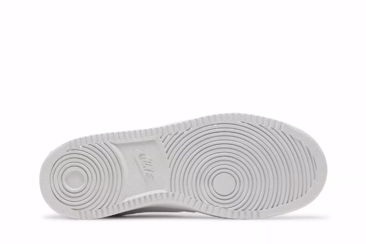 Nike Women's Court Vision Low Next Nature Triple White, view 5