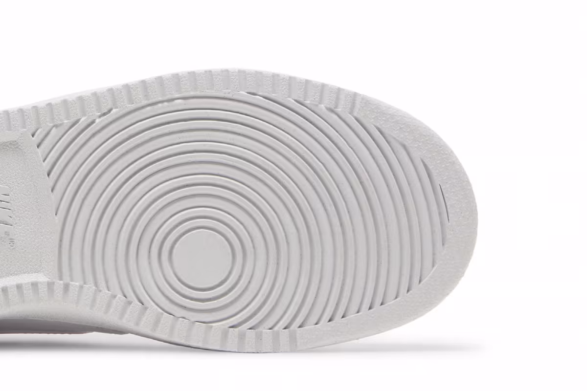 Nike Women's Court Vision Low Next Nature Triple White, view 6