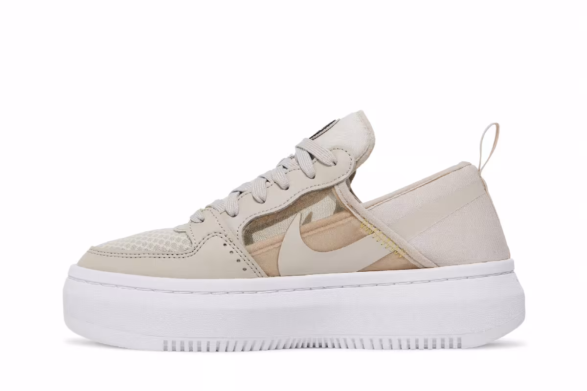 Nike Women's Court Vision Alta TXT Cream, view 4