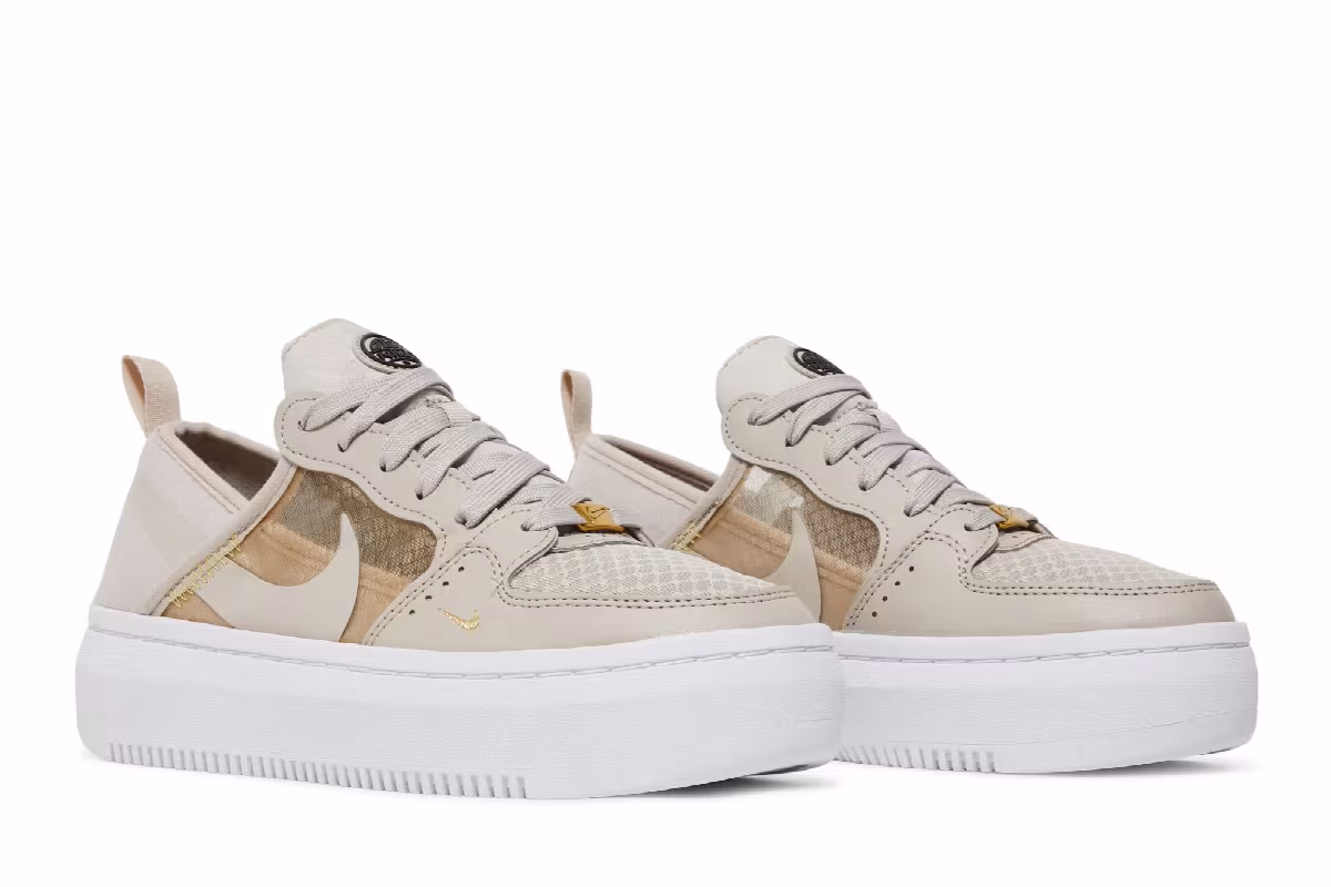 Nike Women's Court Vision Alta TXT Cream, view 9