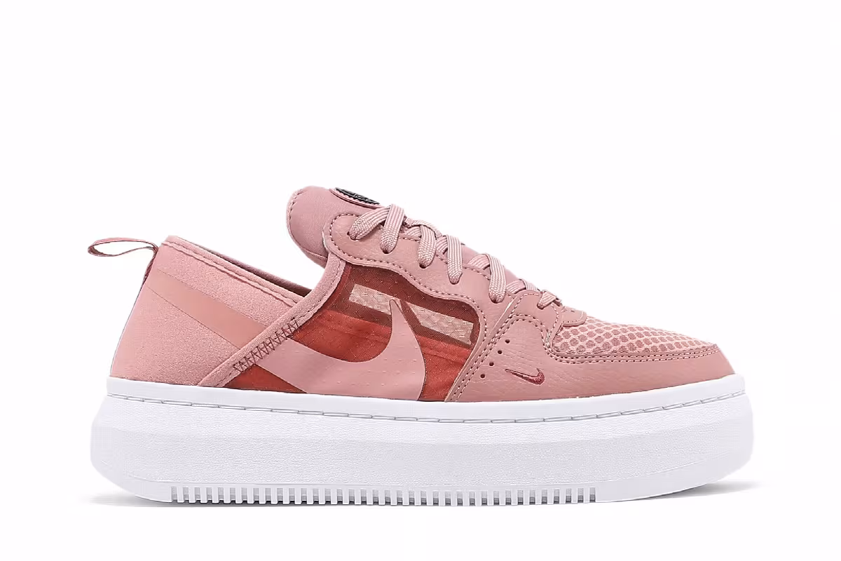 Nike Women's Court Vision Alta TXT Rust Pink, view 2