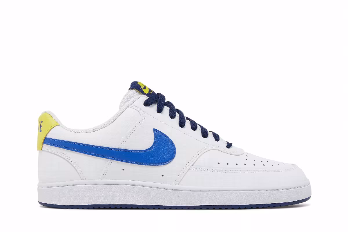 Nike Court Vision Low White Blue Void, view 2