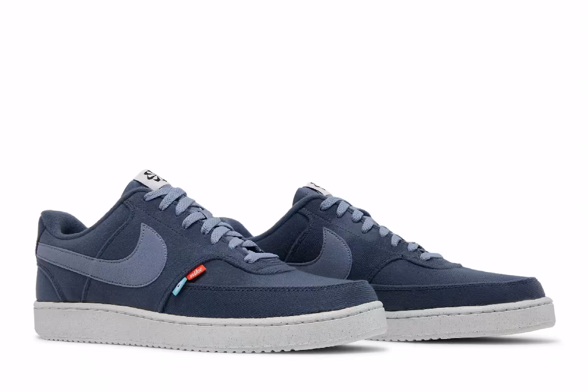 Nike Court Vision Low Next Nature Thunder Blue, view 9