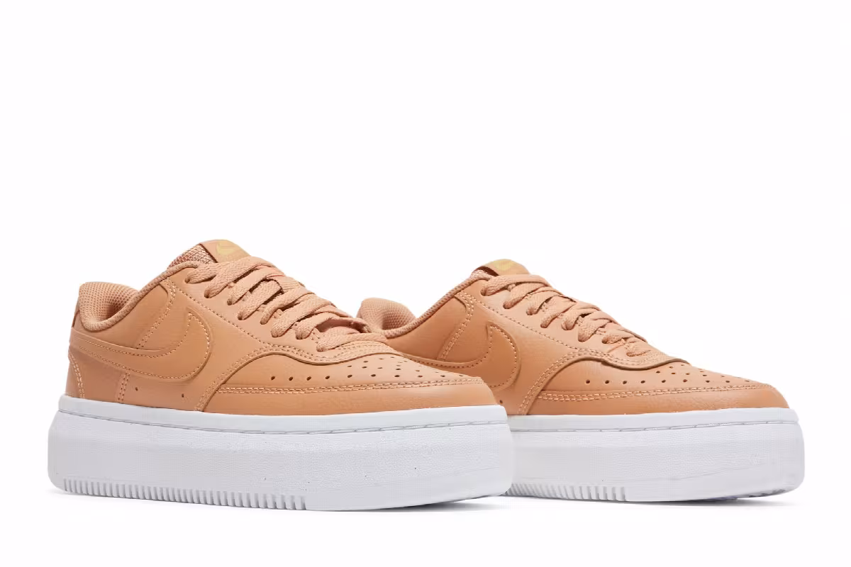 Nike Women's Court Vision Alta Light Cognac, view 9