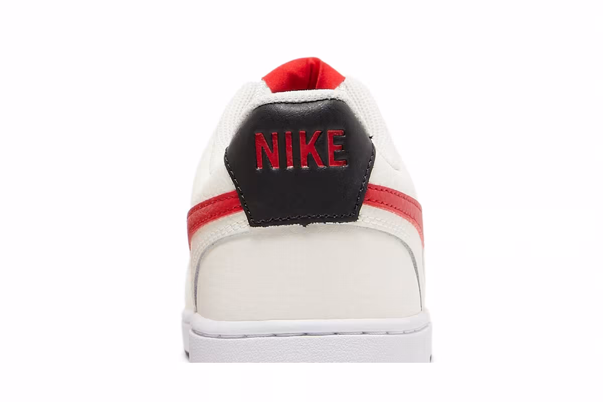 Nike Court Vision Low Sail University Red, view 8