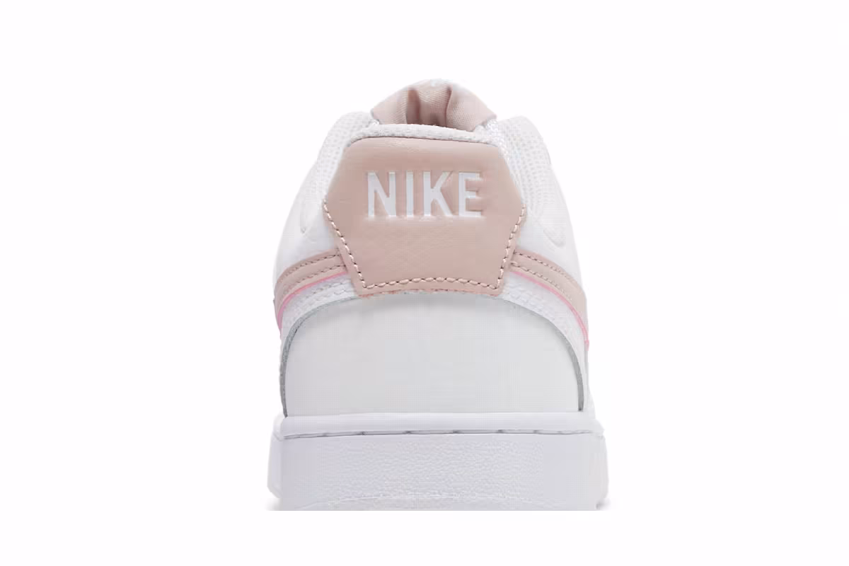 Nike Women's Court Vision Low White Pink Oxford, view 8