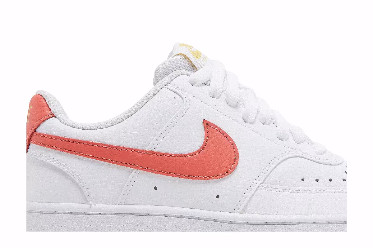Nike Women's Court Vision Low White Magic Ember, view 3