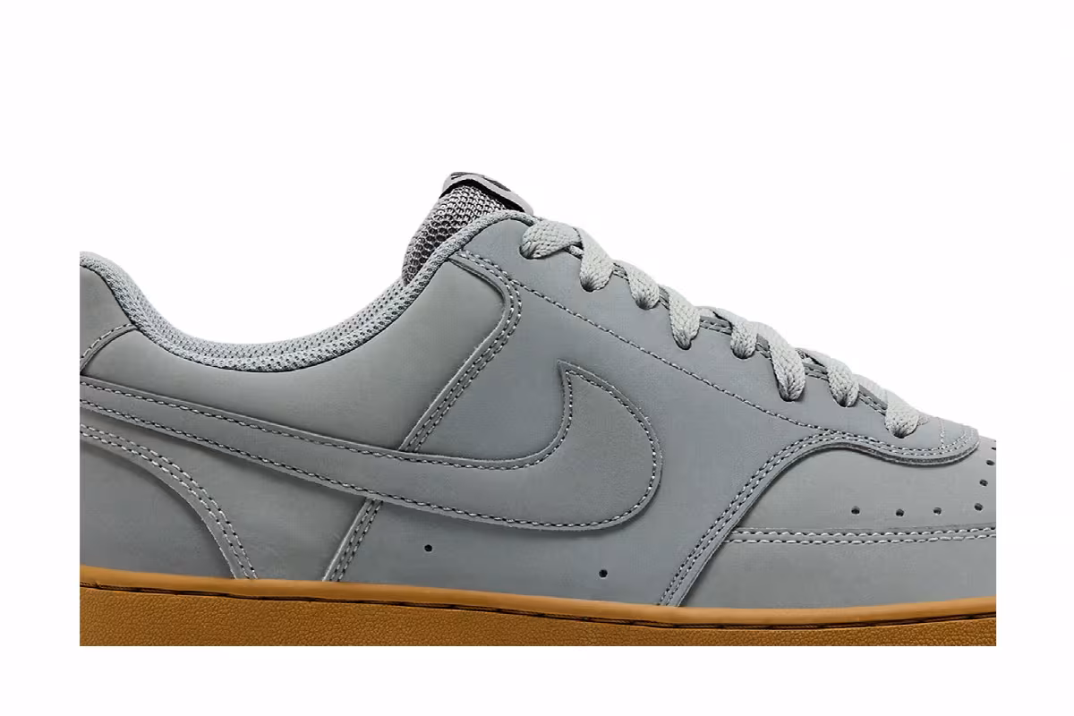 Nike Court Vision Low Particle Grey Wheat, view 3