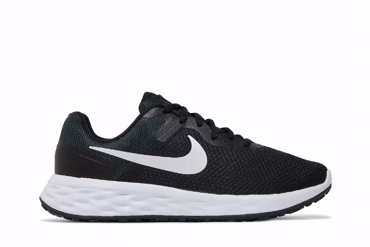 Nike Women's Revolution 6 Next Nature Black White, view 2