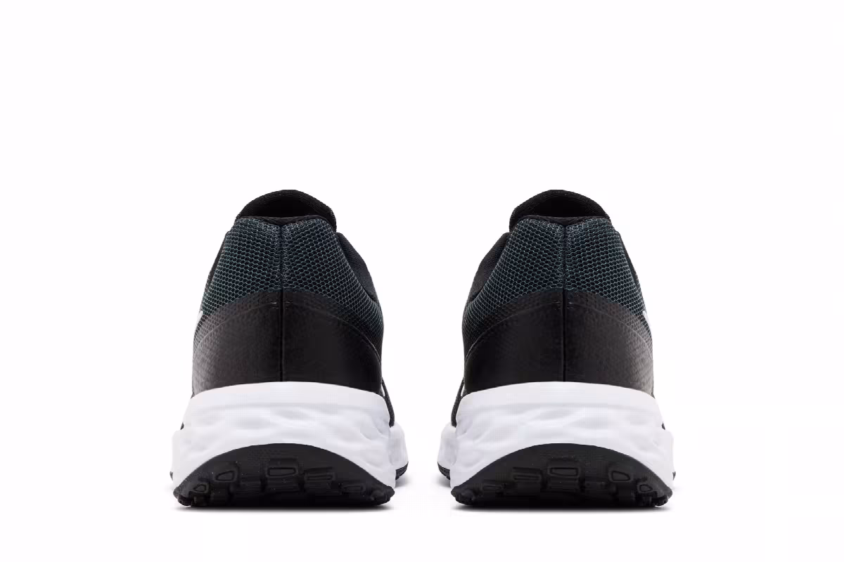 Nike Women's Revolution 6 Next Nature Wide Black White, view 7