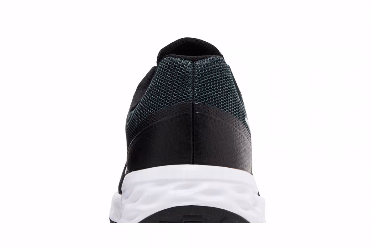 Nike Women's Revolution 6 Next Nature Wide Black White, view 8