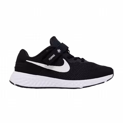Nike Revolution 6 FlyEase GS 'Black White'