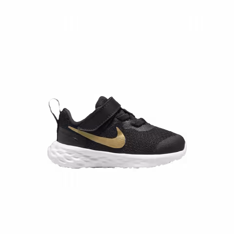 Nike Revolution 6 TD 'Black Metallic Gold'