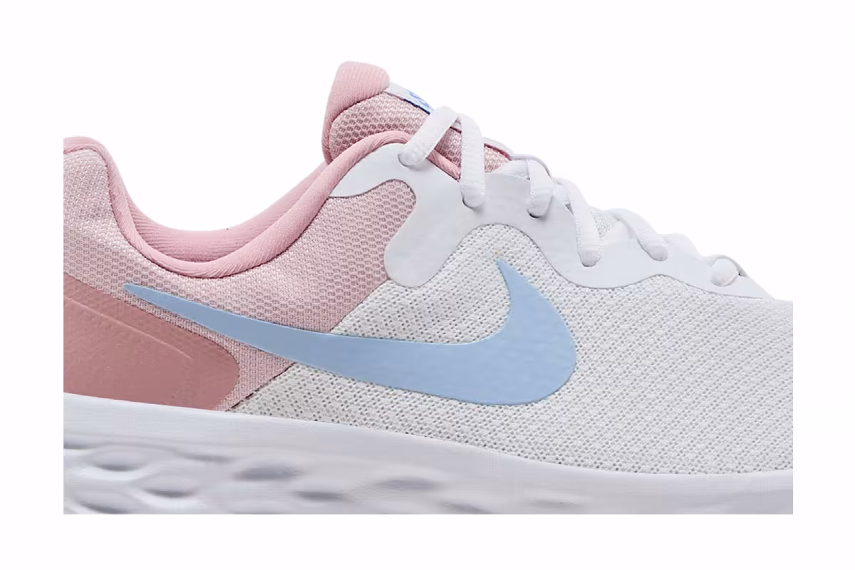 Nike Women's Revolution 6 Next Nature White Pink Glaze Hydrogen, view 3