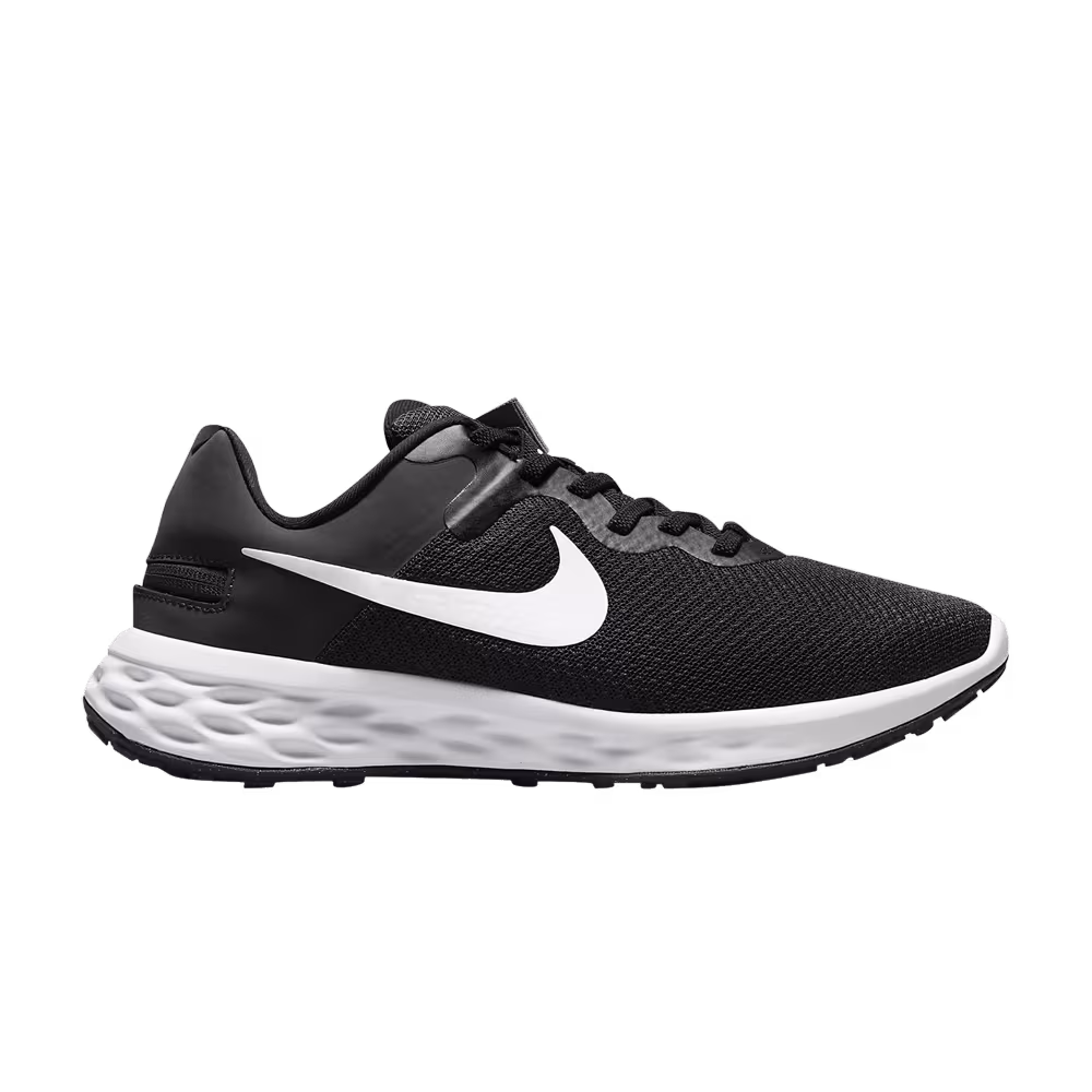 Nike Women's Revolution 6 FlyEase Next Nature Black White