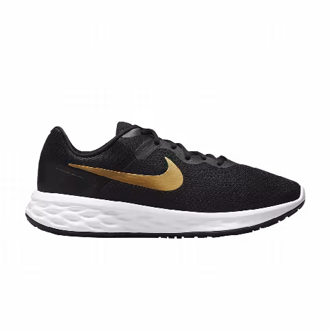 Nike Revolution 6 Extra Wide 'Black Metallic Gold'