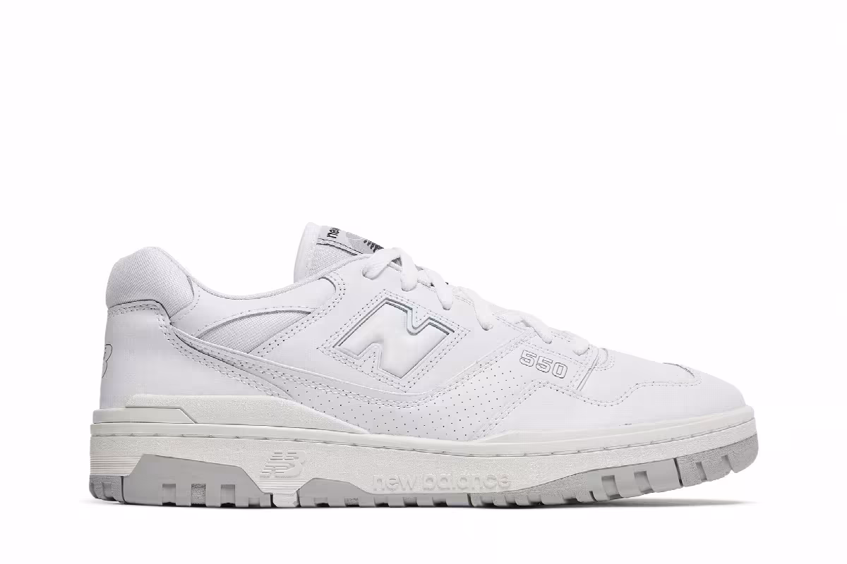 New Balance 550 White Grey, view 2