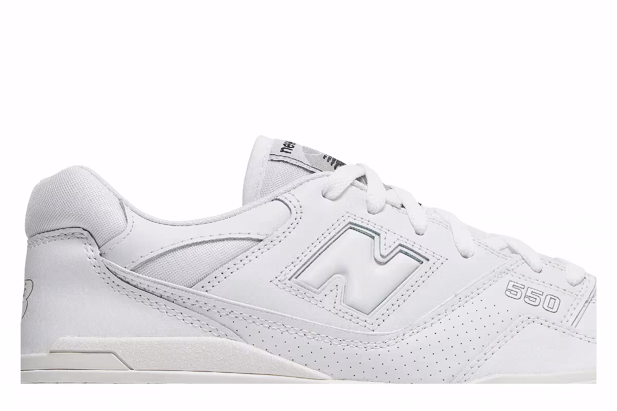 New Balance 550 White Grey, view 3