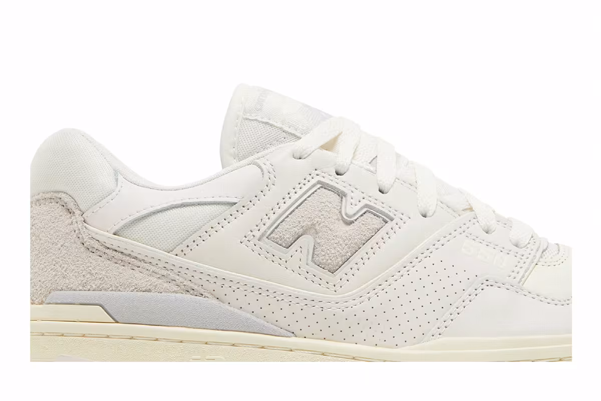 Aimé Leon Dore x New Balance 550 White, view 3