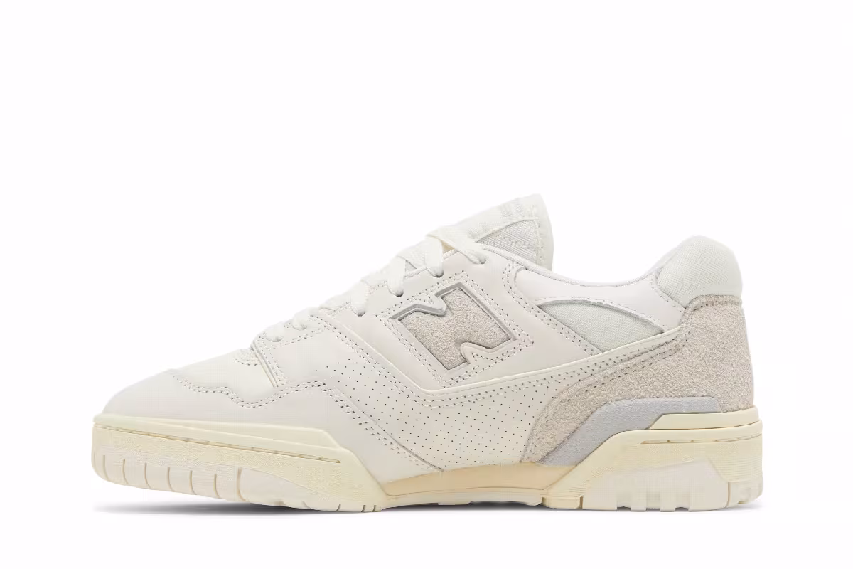 Aimé Leon Dore x New Balance 550 White, view 4