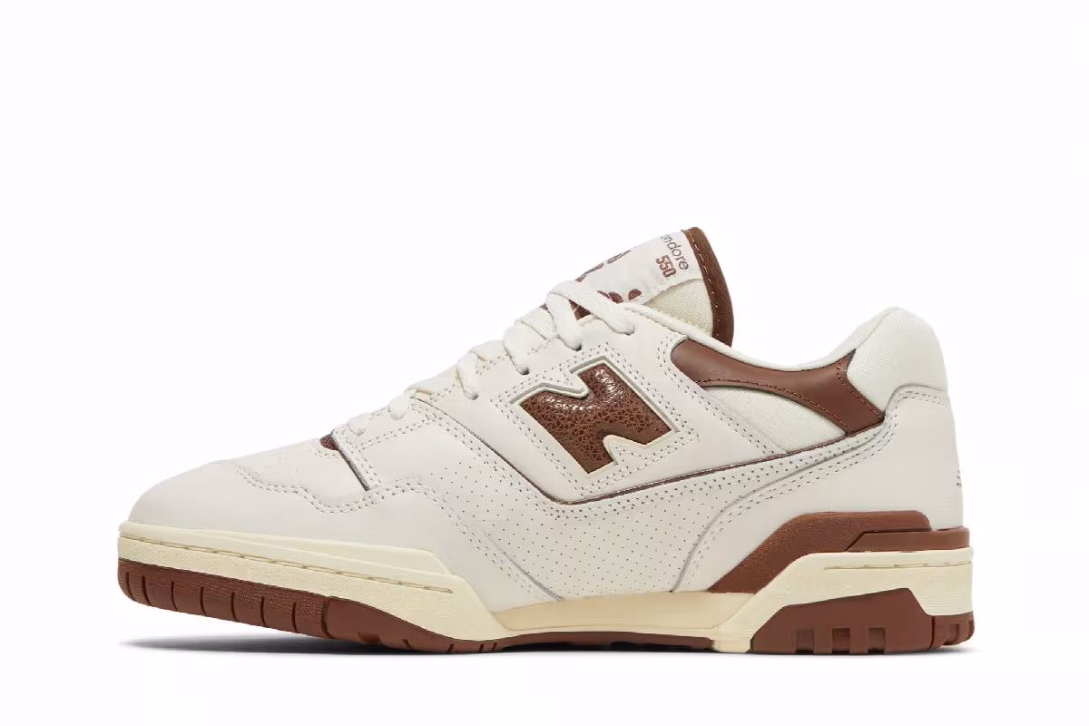 Aimé Leon Dore x New Balance 550 Brown, view 4