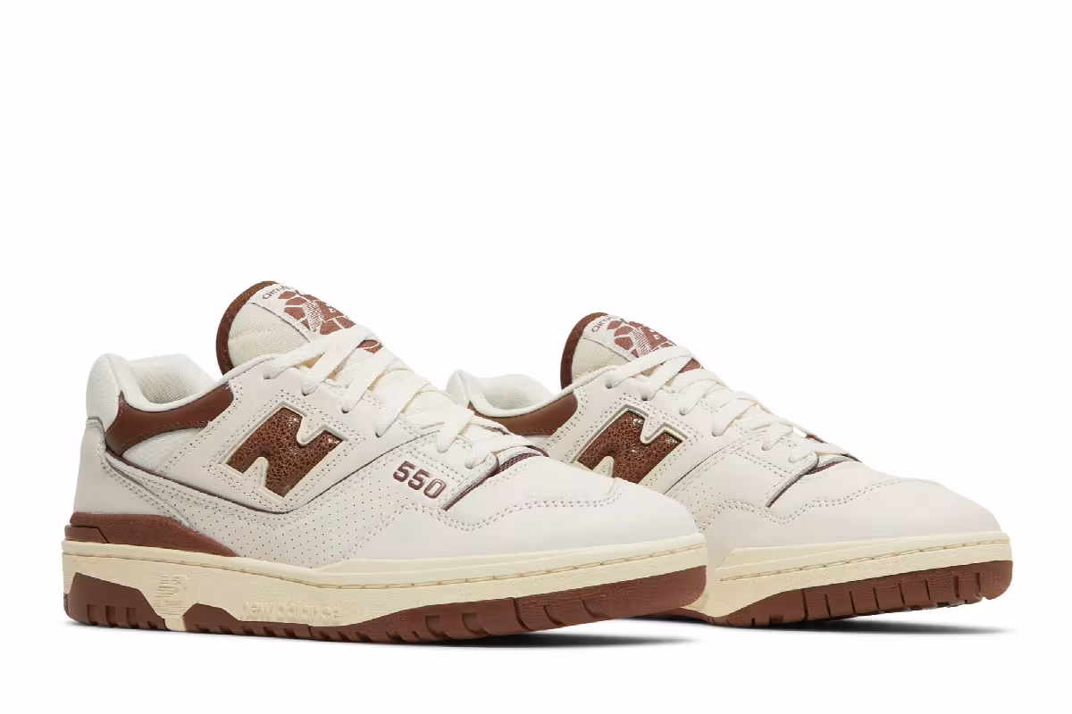 Aimé Leon Dore x New Balance 550 Brown, view 9