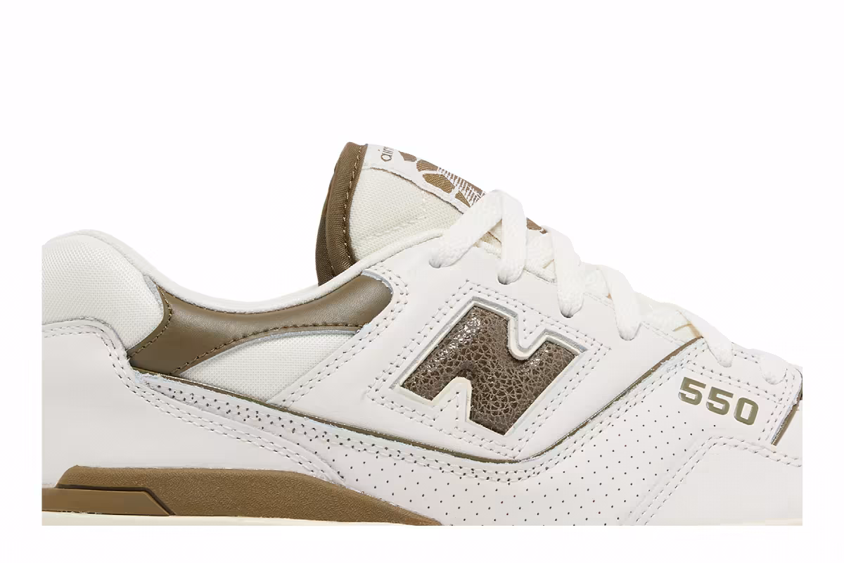 Aimé Leon Dore x New Balance 550 Olive, view 3