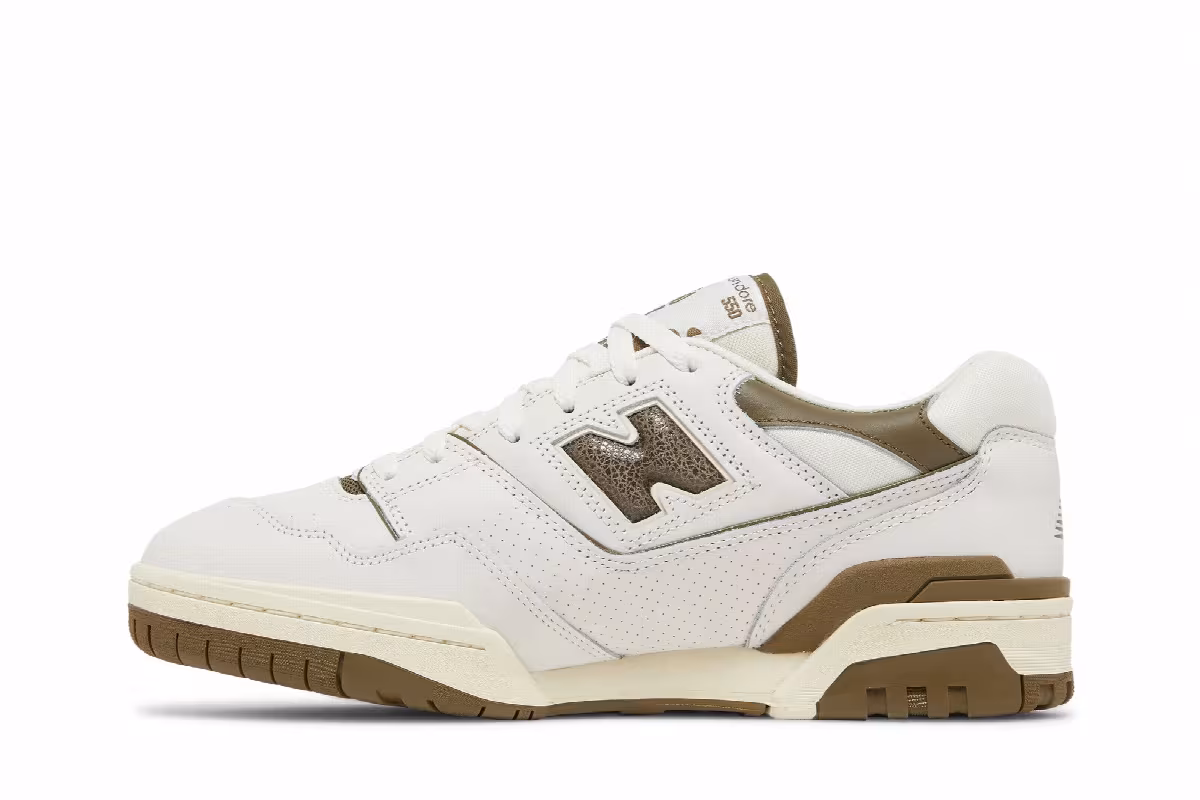 Aimé Leon Dore x New Balance 550 Olive, view 4