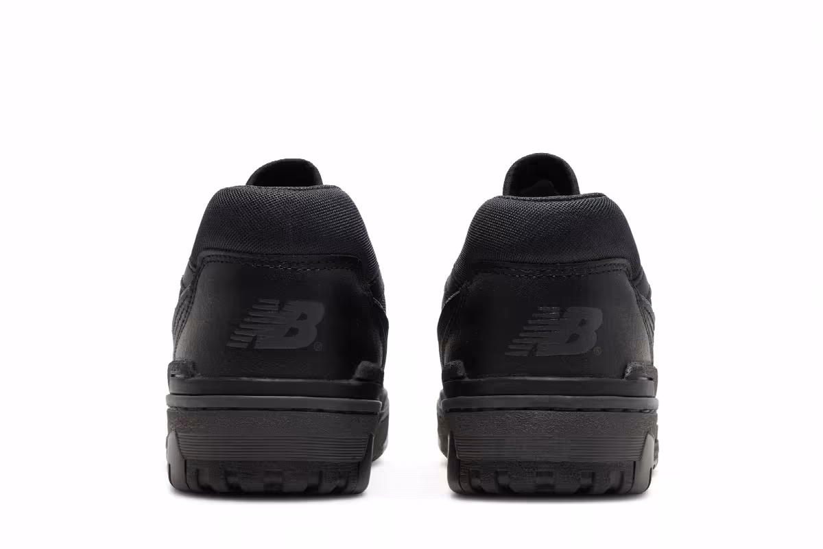 New Balance 550 Triple Black, view 7