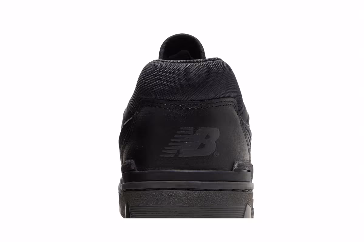 New Balance 550 Triple Black, view 8