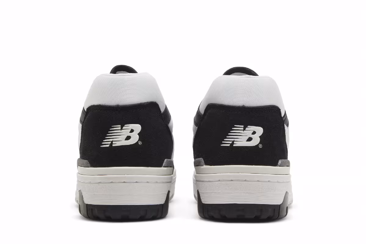 New Balance 550 White Black Rain Cloud, view 7