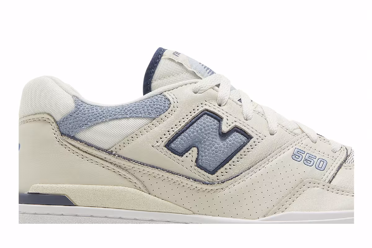New Balance 550 Beige Vintage Indigo, view 3