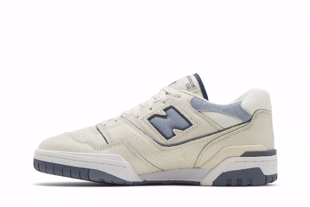 New Balance 550 Beige Vintage Indigo, view 4