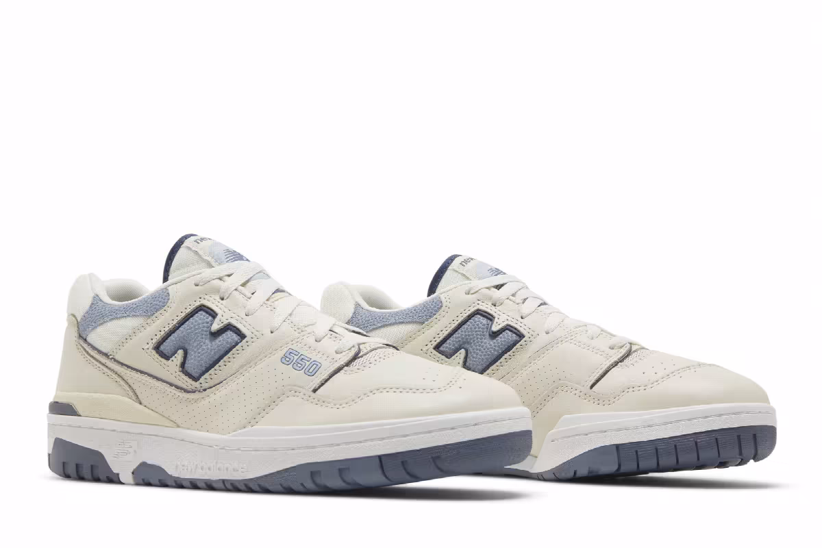 New Balance 550 Beige Vintage Indigo, view 9