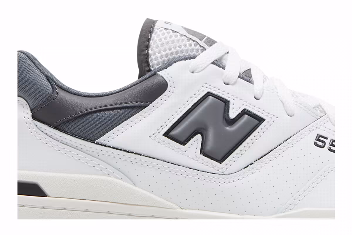 New Balance Men's 550 White Castlerock, view 3
