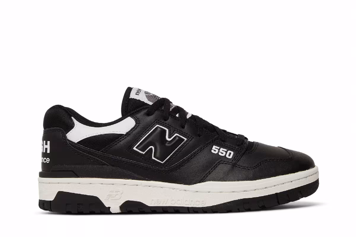 Comme des Garçons Homme x New Balance 550 Black, view 2