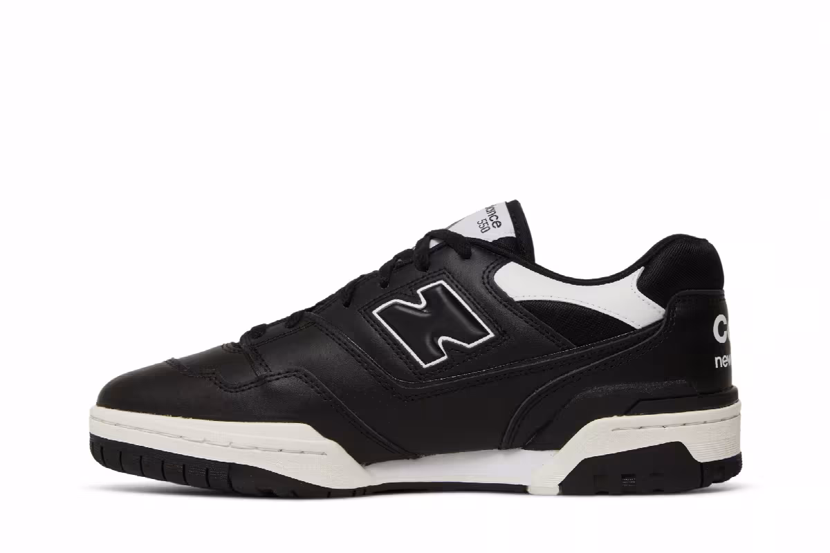 Comme des Garçons Homme x New Balance 550 Black, view 4