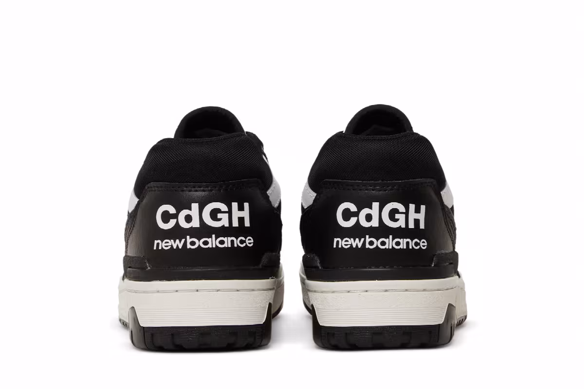 Comme des Garçons Homme x New Balance 550 Black, view 7