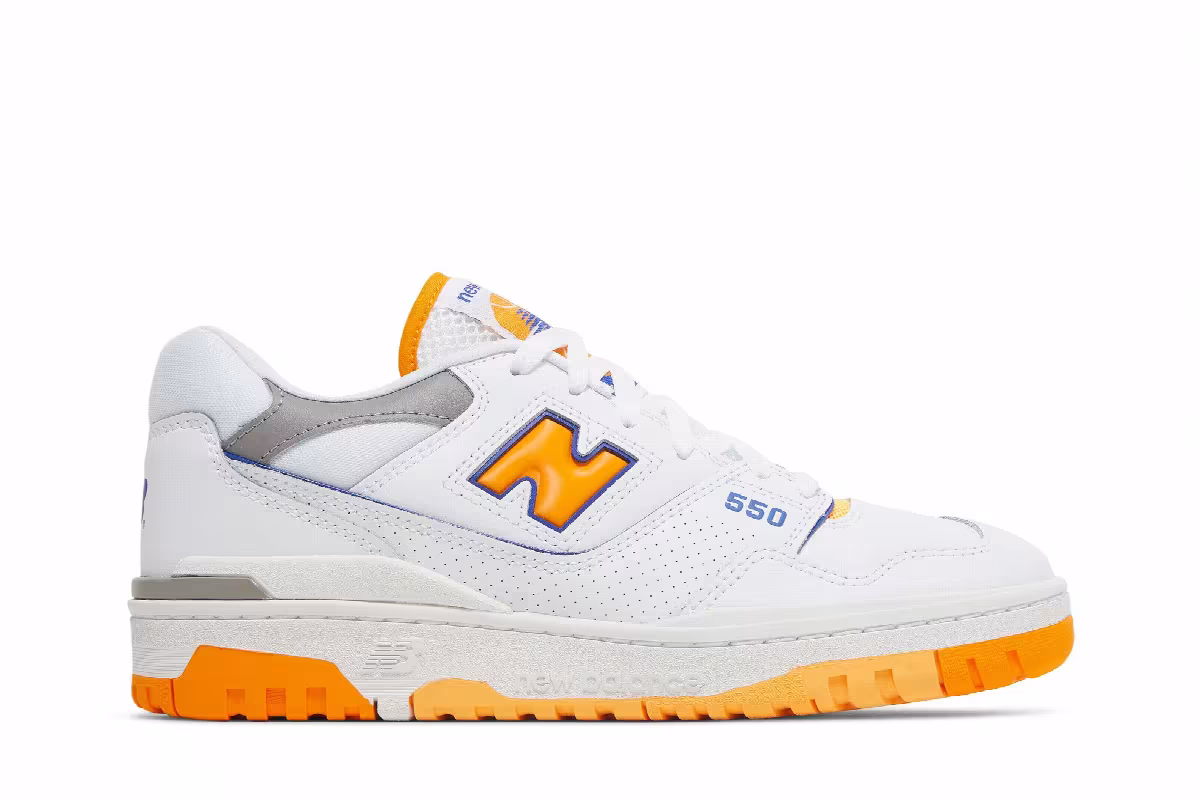New Balance 550 Lakers Pack - Vibrant Orange, view 2