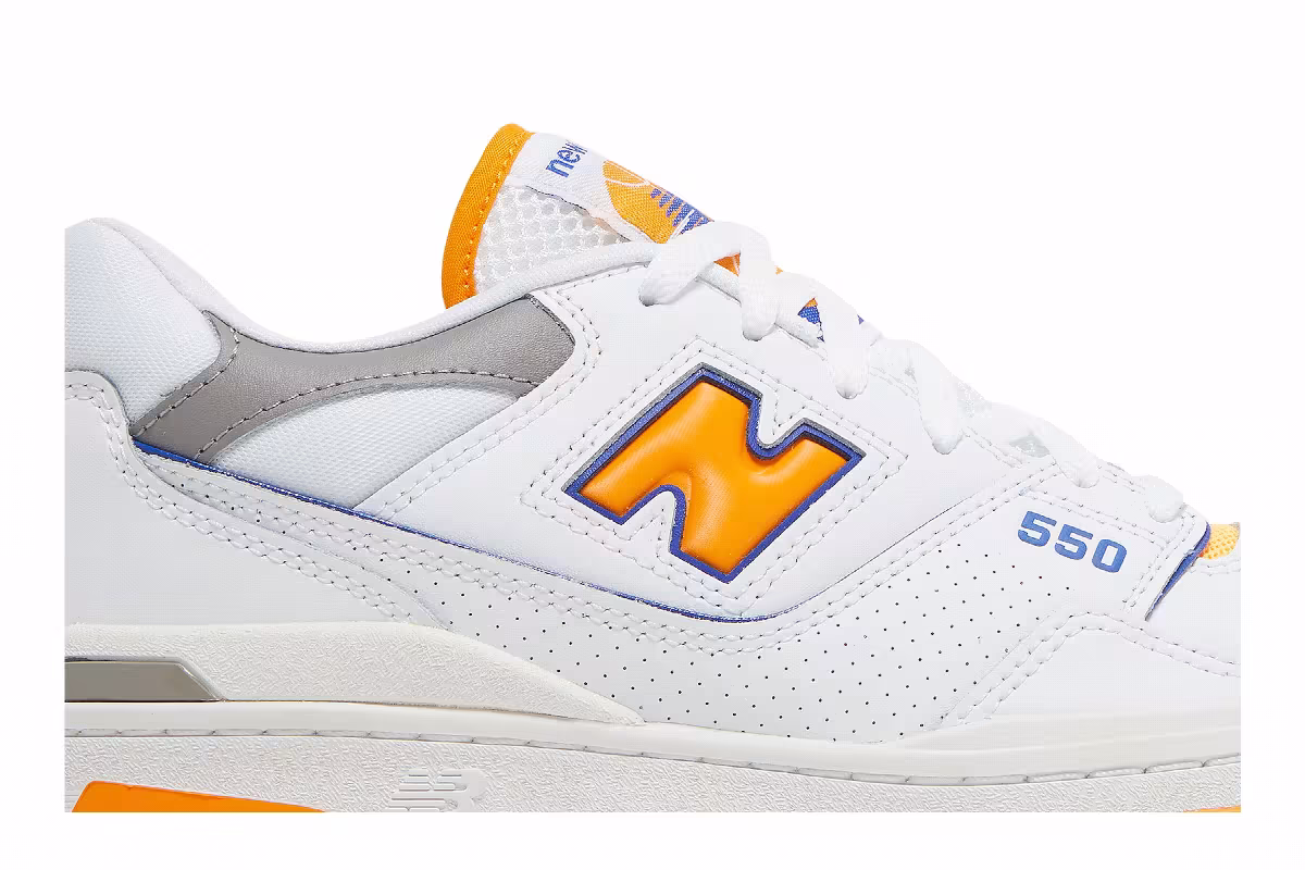 New Balance 550 Lakers Pack - Vibrant Orange, view 3