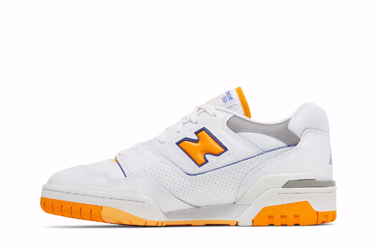 New Balance 550 Lakers Pack - Vibrant Orange, view 4