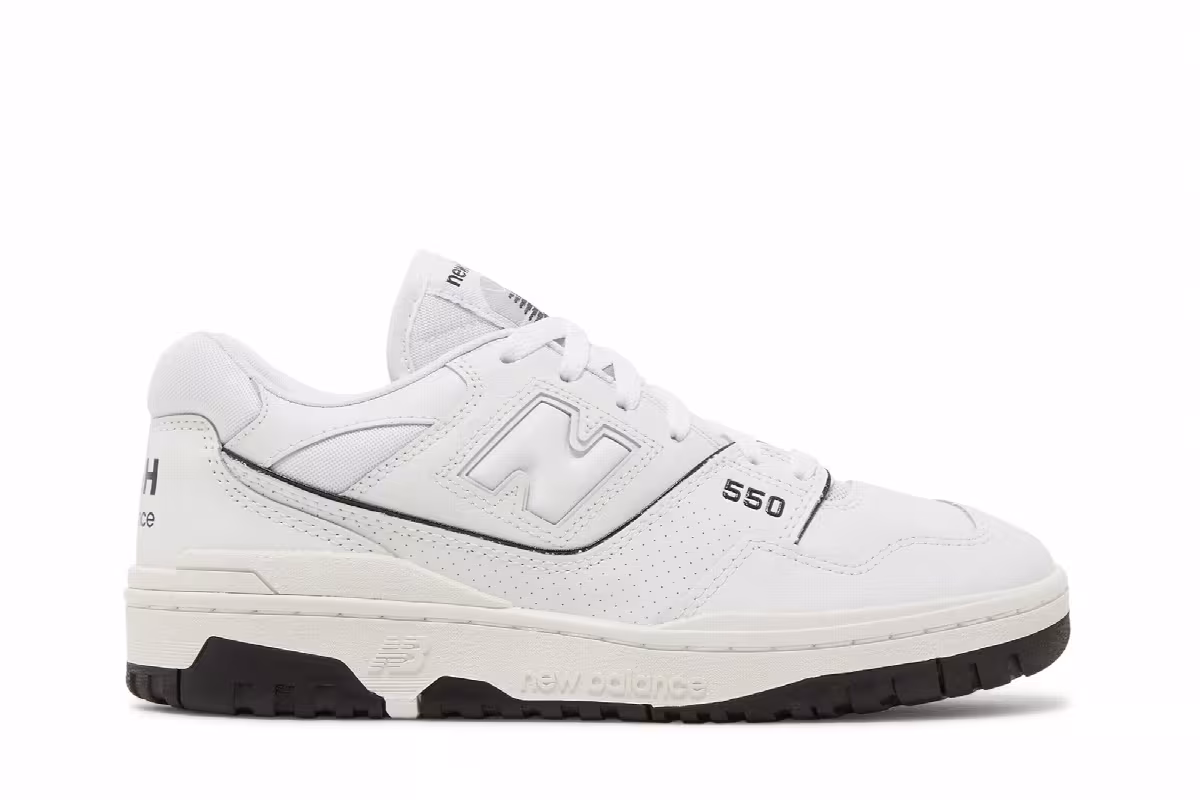 Comme des Garçons Homme x New Balance 550 White, view 2