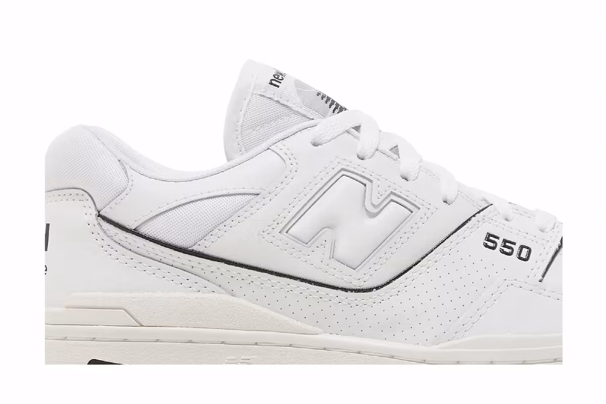 Comme des Garçons Homme x New Balance 550 White, view 3