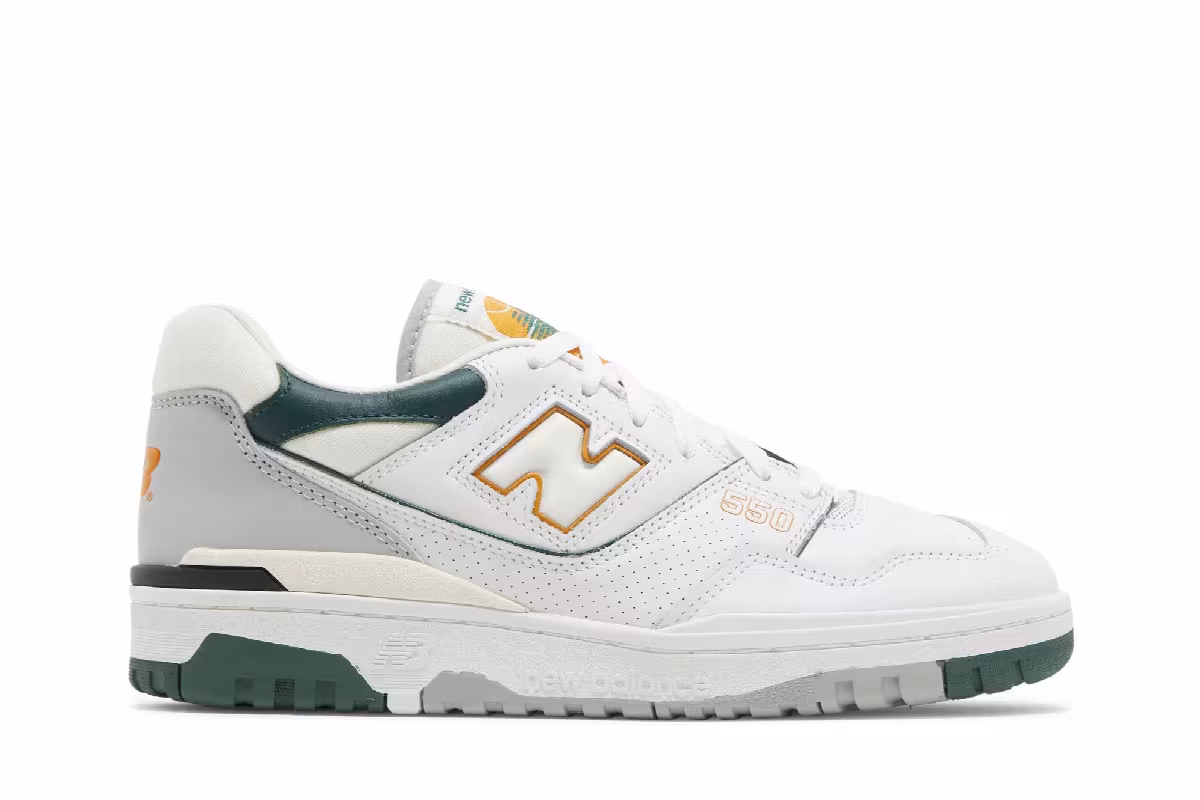 New Balance 550 Nightwatch Green, view 2