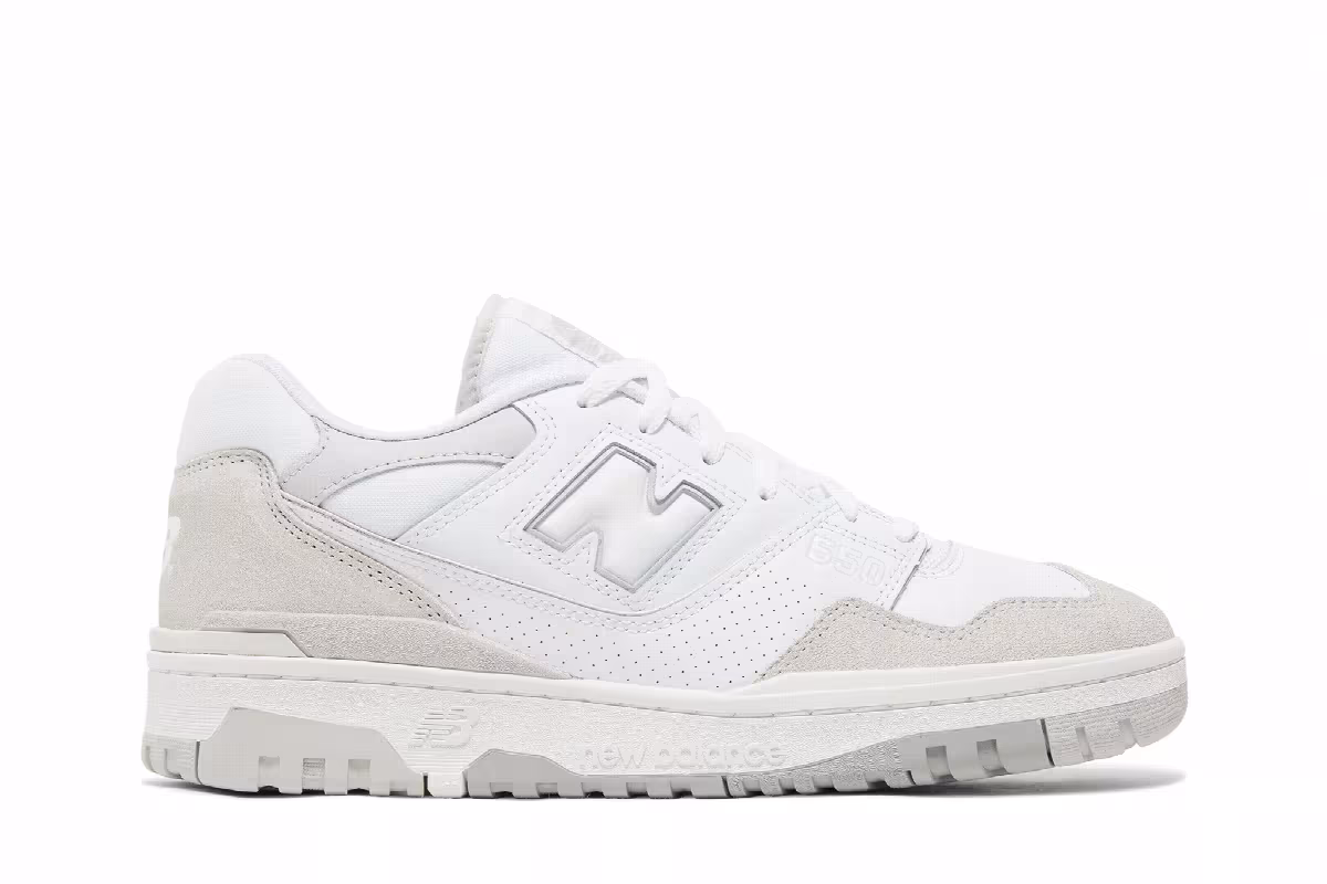 New Balance Men's 550 Summer Fog Rain Cloud, view 2