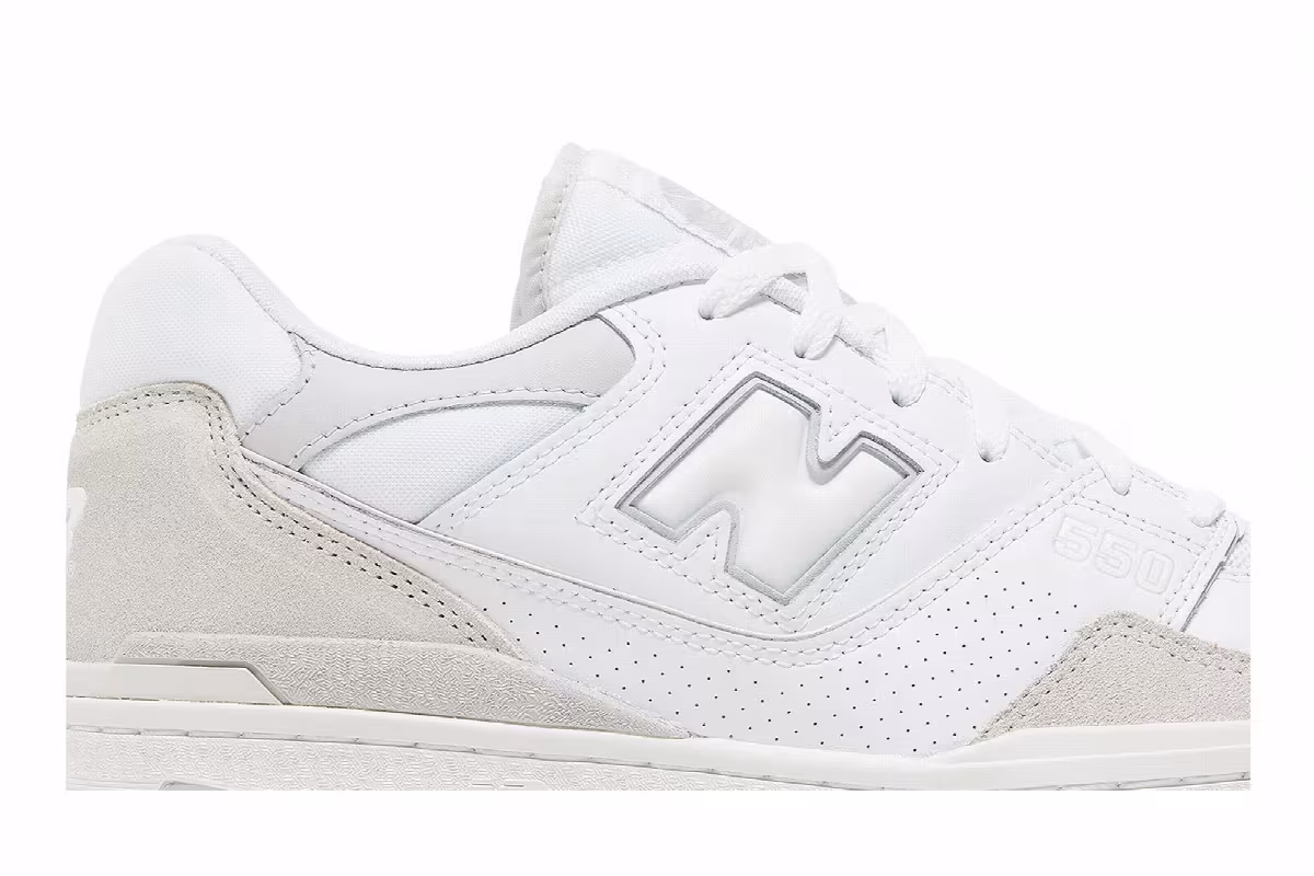 New Balance Men's 550 Summer Fog Rain Cloud, view 3