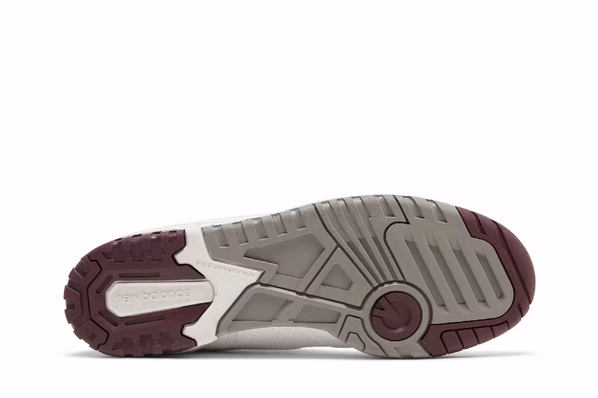 New Balance 550 Burgundy Turquoise, view 5